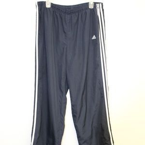 Adidas Sweatpants Black and White Zipper ankle XL